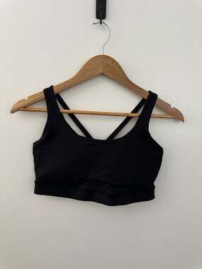 Lululemon Free To Be Serene Strappy Sports Bra - Black Sz 8(M)